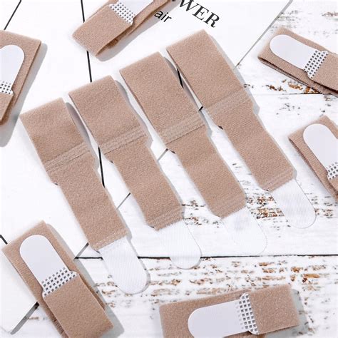 Skisneostype Hammer Toe Splints - 10 Pcs Fabric Toe Splint for