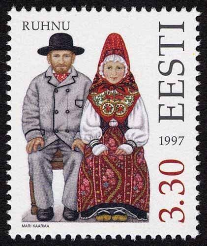 Stamp-SET-of-ESTONIA-ESTLAND-ESTONIE-Estonian-folk-costumes-17-stamps ...