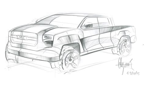 Alejandro Lozano R: PICKUP TRUCK SKETCHES