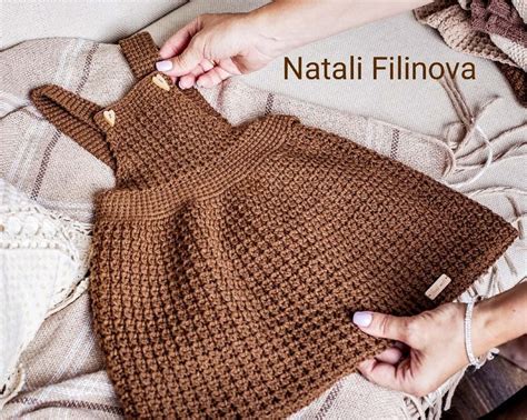 Сарафан Шоколад крючком от Natali Filinova - KNITTLY.ART