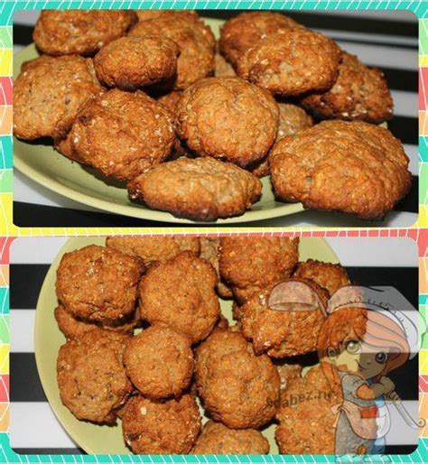 Овсяное печенье без масла - отличный вариант лакомства