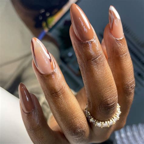 gel nails dark skin  ideas embrace  beautiful skin tone women