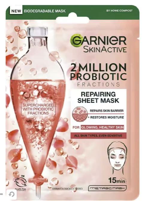Тканевая маска для лица Garnier Восстанавливающая 2 миллиона ...