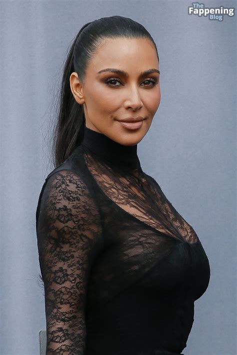 Kim Kardashian Shows Off Her Curves as She Attends at the Balenciaga
