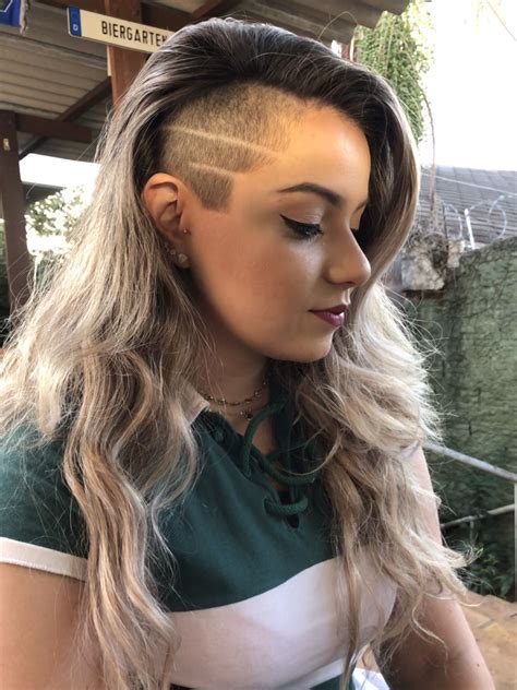 Hairstyles For Half Shaved Hair - Fade Haircut Styles
