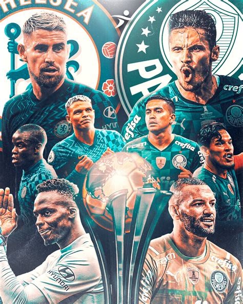 flyer palmeiras  chelsea  behance
