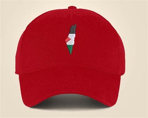 Palestine Embroidered Cap Palestine Map Baseball Hat Free - Etsy