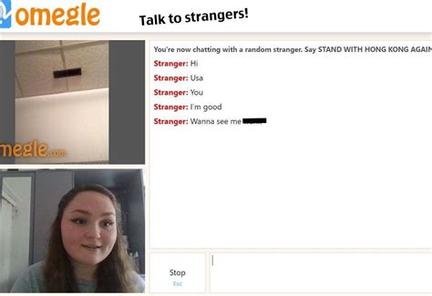 I went on Omegle and this is what I found Webcam site booming in 