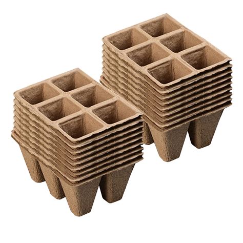 RnemiTe-amo Deals！Seed Starting Pots Seedlings Pots Degradable Peat