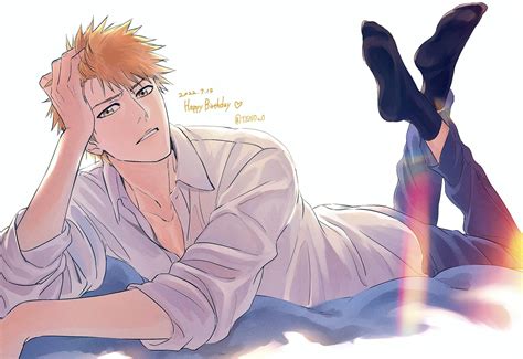 kurosaki ichigo (bleach) drawn by ten0u0 | Danbooru