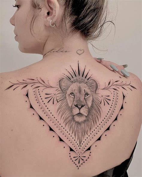 Unleash Your Inner Roar with a Lion Woman Face Tattoo - Click Now!