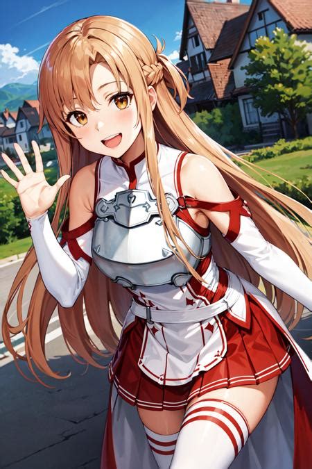 Asuna Yuuki (4 Outfits)｜AI Art Model & LoRA | PixAI