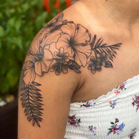 Exotic Flowers Tattoos