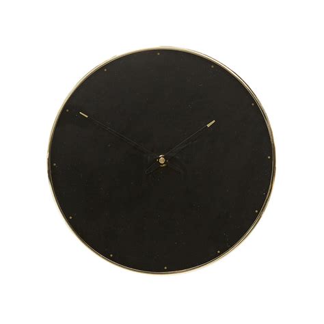 Time Clock Black - Hübsch
