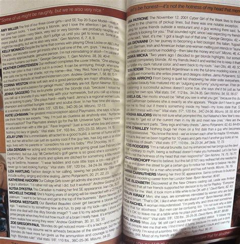 PLAYBOY Special BLONDES BRUNETTES REDHEADS 04/2002 Amy Miller KELLY