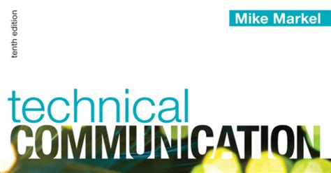 Technical Communication Markel 10th Edition