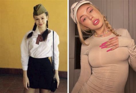 Scandalous blogger Instasamka showed her photos before plastic surgery ...