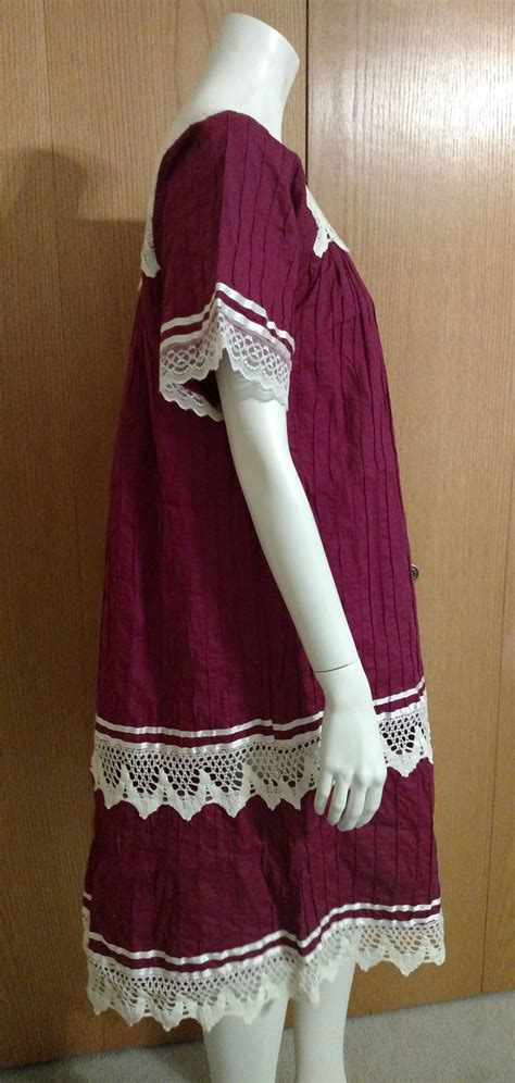 Vintage Boho Dress Moo Moo Dress House Dress Pajama Dress - Etsy