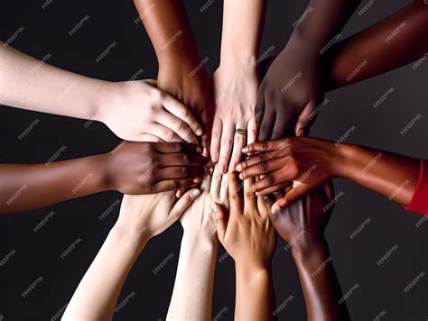 premium photo  hands   races  ethnicities