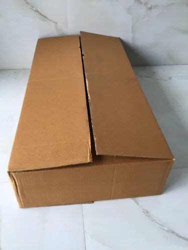 brown square  ply corrugated box weight holding capacity kg