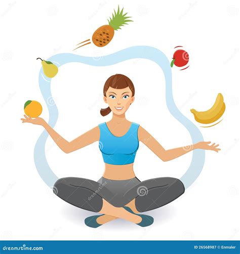 Healthy life-style stock vector. Illustration of juggling - 26568987