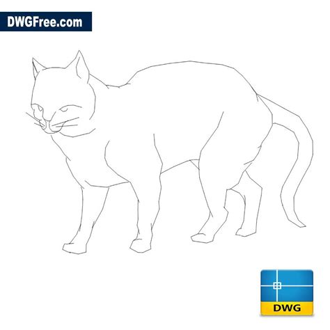 cat   dwg drawing   autocad   dwgfree