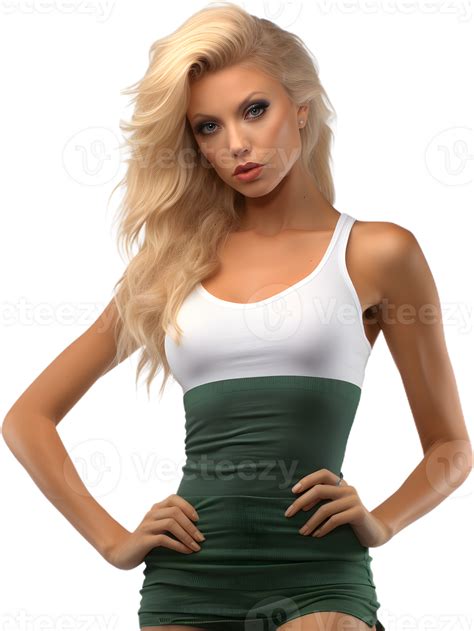 full body model skinny blonde 46496538 PNG