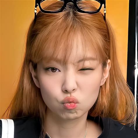jennie orange hair korean hair color hair