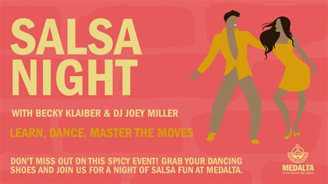 salsa night  medalta medalta