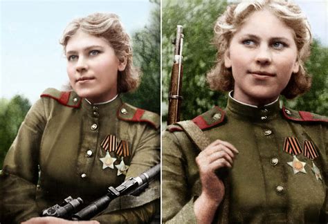 Smart, Beautiful, and Deadly: 19-Year-Old Soviet Sniper Roza Shanina ...