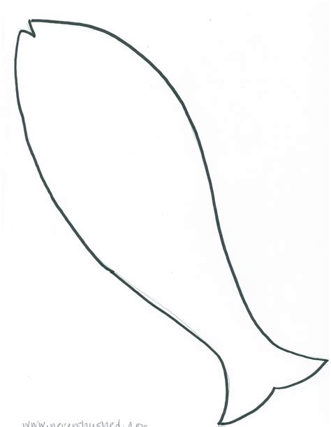Printable Fish Template