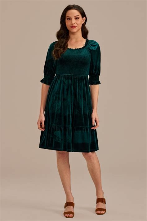 Green Dresses For Women - Petallush