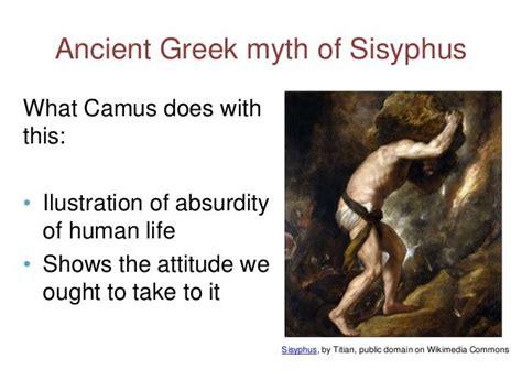 Albert Camus, Myth of Sisyphus (spring 2017)