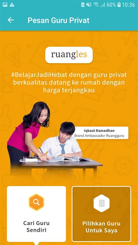 Guru Les privat Tangerang, Cari saja di Ruang Guru - Promo Ruang Guru