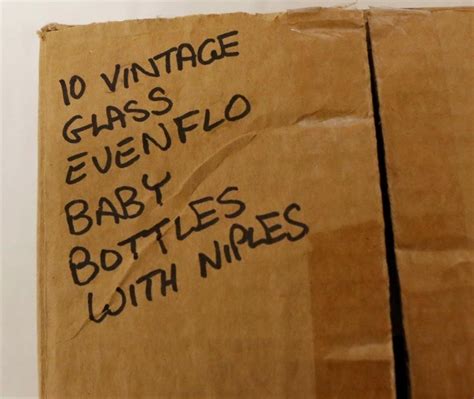 10 New Old Stock Glass Evenflo Baby Bottles | Big Al's Auction