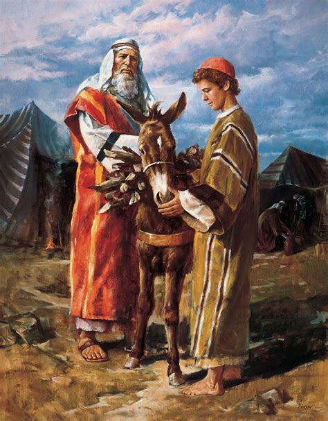 Abraham Taking Isaac to Be Sacrificed