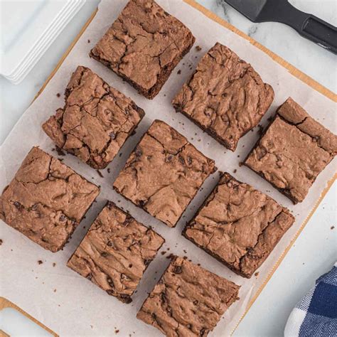 Cake Mix Brownies - Desserts on a Dime