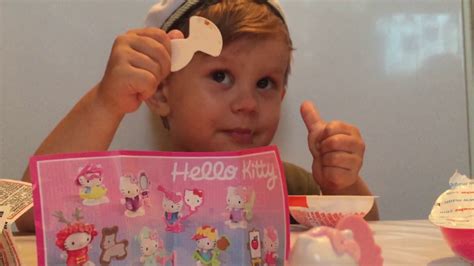Хеллоу Китти в яйце киндер сюрприз Joy Hello Kitty - YouTube