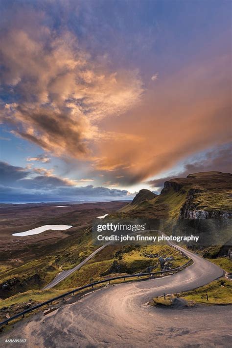 Quiraing Sunrise Isle Of Skye Scotland High-Res Stock Photo - Getty Images
