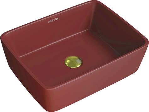 Раковина Grossman Color GR-3016 чаша, прямоугольная, фаянсовая, без ...