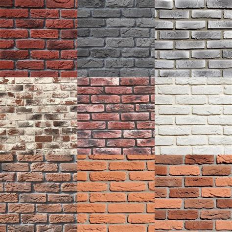 dark brown brick slips