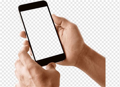 Телефон в руке картинка на прозрачном фоне