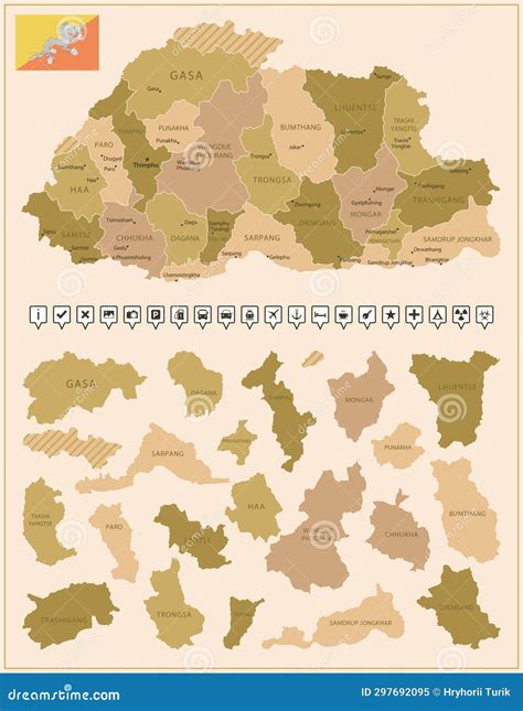 map of bhutan in world map 2