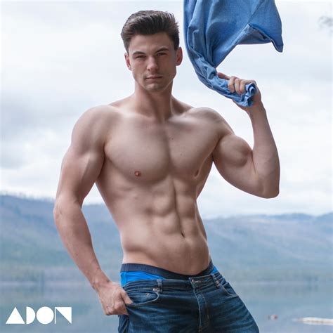 adon exclusive model eli bernard  tyson vick adon mens fashion