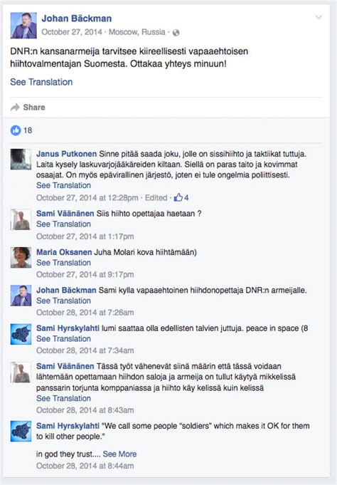 The Kremlin’s Voice: Johan Bäckman | StopFake