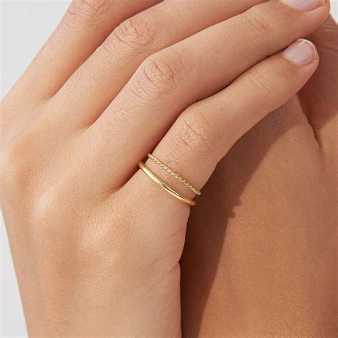Minimalist Stacking Ring Set | Caitlyn Minimalist
