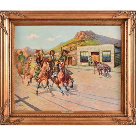 Dan 'Cody' Muller "Pay Day" Oil On Canvas