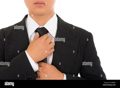 hispanic man in a black suit Stock Photo - Alamy
