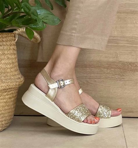 Сандали с брокат CHEREEN - Estella Shoes