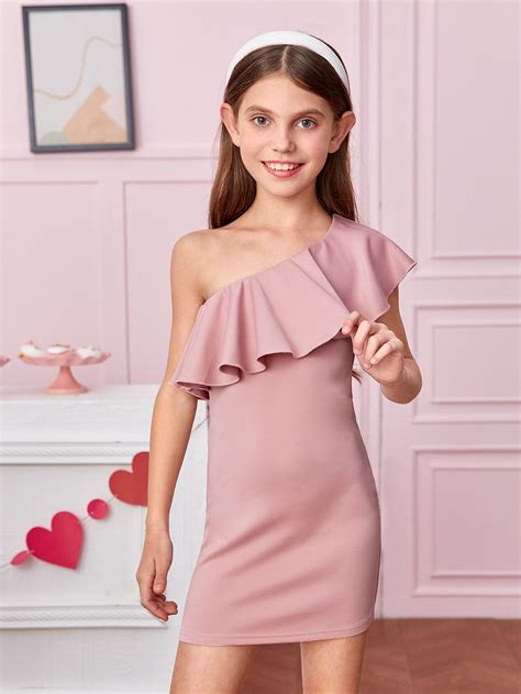 Dusty Pink Party Collar Sleeveless Knitted Fabric Plain Fitted ...